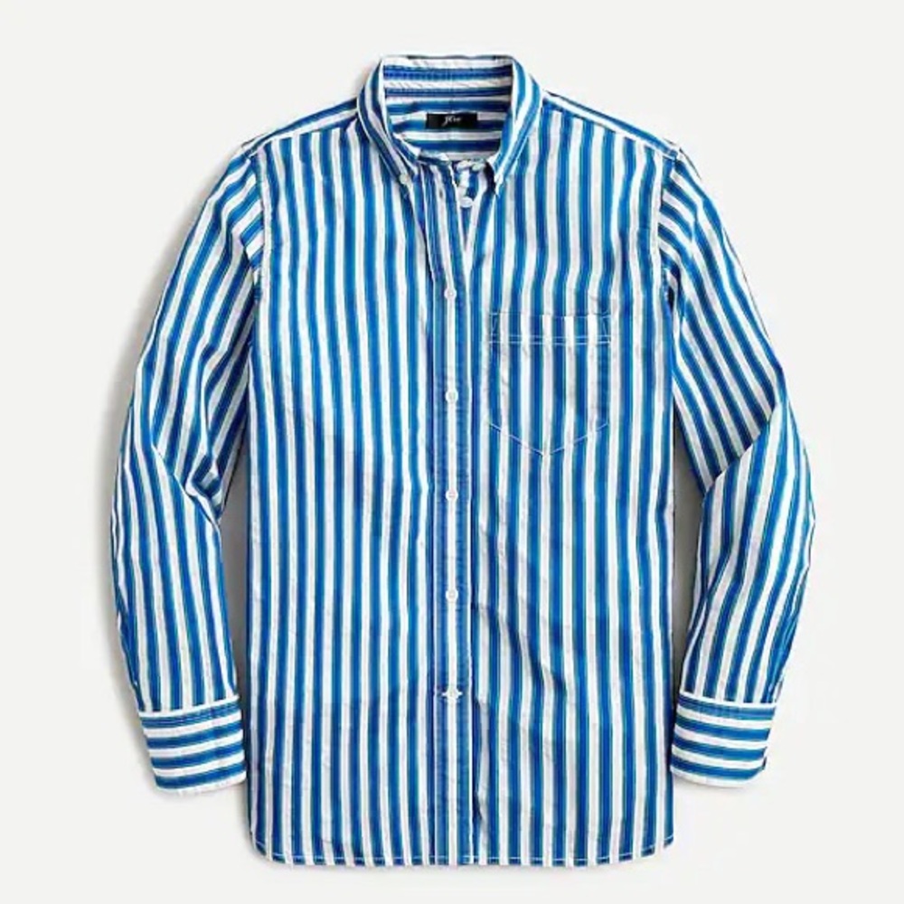 J.Crew Classic-fit shirt in textured stripe